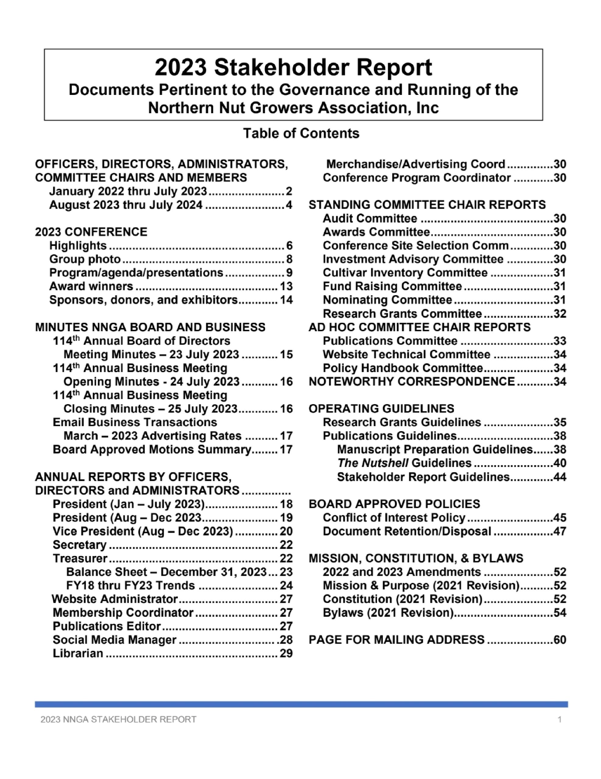 2023 Stakeholder Report